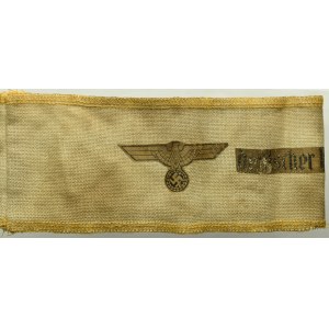 Germany, III Reich, Armband Volkssturm