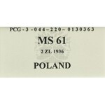 II Republic of Poland, 2 zloty 1936 Ship