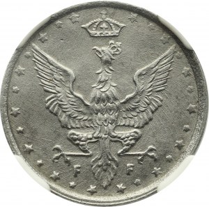 Kingdom of Poland, 10 pfennig 1917 - NGC UNC Details