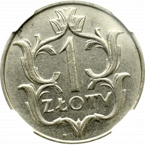 II Rzeczpospolita, 1 złoty 1929 - NGC AU58