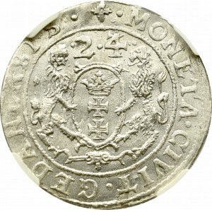 Zygmunt III Waza, Ort 1623/4, Gdańsk - NGC MS63