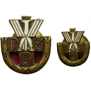 II RP, Państwowa Odznaka Sportowa odznaka + miniatura, Brześć Szpital Okręgowy