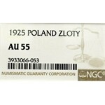 II Republic of Poland, 1 zloty 1925, London - NGC AU55