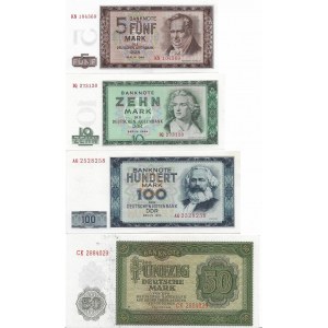 Germany, set of banknotes set (4 pcs)