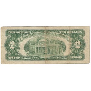 USA, 2 dolary 1963, czerwona pieczęć