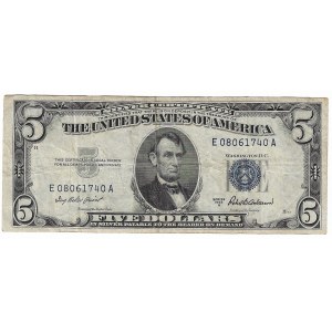 USA, 5 dollars 1953 D