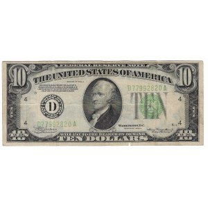 USA, 10 dollars 1934 A