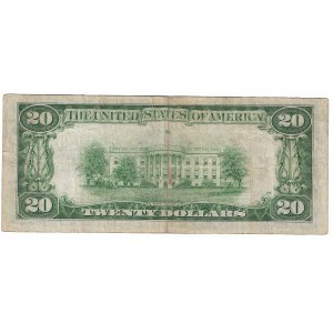 USA, 20 dollars 1934 B