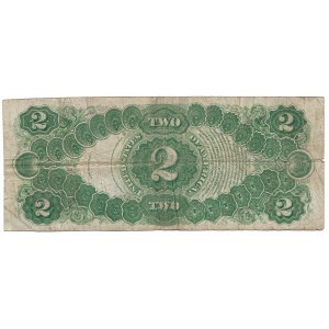 USA, 2 dollars 1917