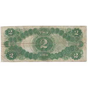 USA, 2 dolary 1917, czerwona pieczęć