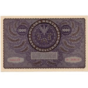 II RP, 1.000 polish mark 1919 I ser. CT