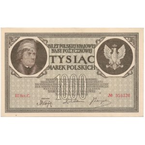 II Rzeczpospolita, 1000 marek polskich 1919 , III Ser. C