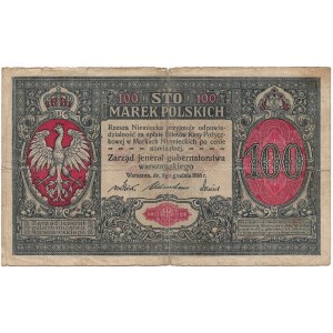 Generalne Gubernatorstwo, 100 marek polskich 1916, Jenerał