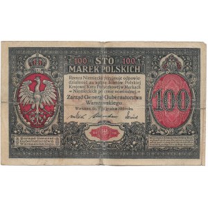 Generalne Gubernatorstwo, 100 marek polskich 1916 Generał