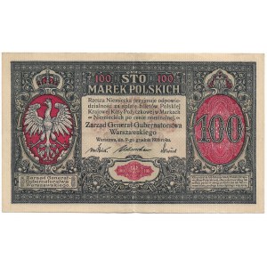 Generalne Gubernatorstwo, 100 marek polskich 1916 Generał