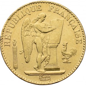 France, 20 francs 1877