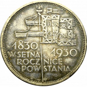 II Republic of Poland, 5 zloty 1930 November Uprising