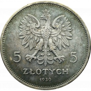 II Republic of Poland, 5 zloty 1930 November Uprising