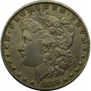 USA, Morgan dollar 1886