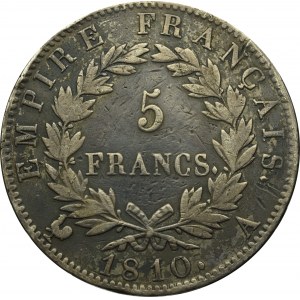 Francja, 5 franków 1810