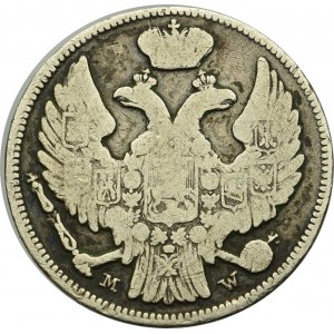Poland under Russia, Nicholas I, 15 kopecks=1 zloty 1836