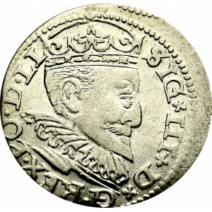 Zygmunt III Waza, Trojak 1595, Ryga - nieopisany P.D