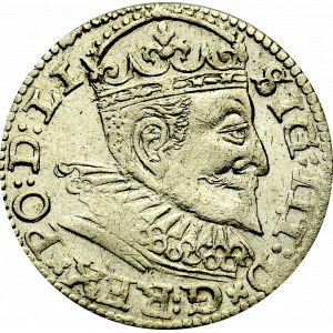 Zygmunt III Waza, Trojak 1594, Ryga - nieopisany D:LI