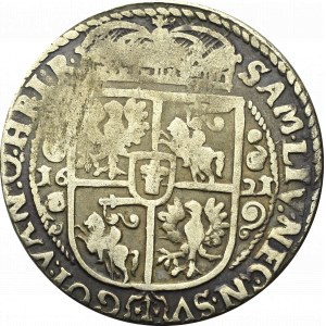 Sigismund III, 18 groschen 1621, Bromberg - PRV M