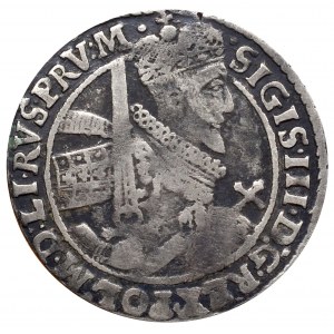 Sigismund III, 18 groschen 1621, Bromberg - PRV M