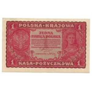 II Rzeczpospolita, 1 marka polska 1919 I SERJA EL