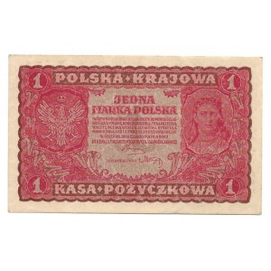II Rzeczpospolita, 1 marka polska 1919 I SERJA DD