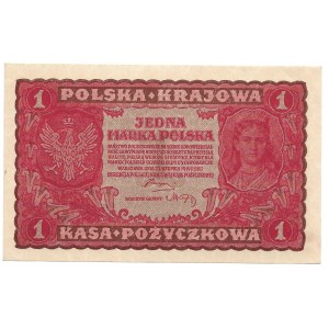 II Rzeczpospolita, 1 marka polska 1919 I SERJA JG