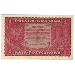 II Rzeczpospolita, 1 marka polska 1919 I SERJA KT