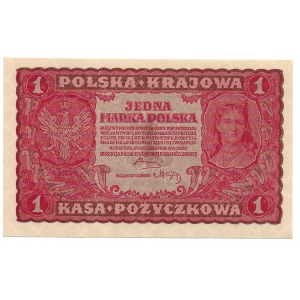 II Rzeczpospolita, 1 marka polska 1919 I SERJA BE