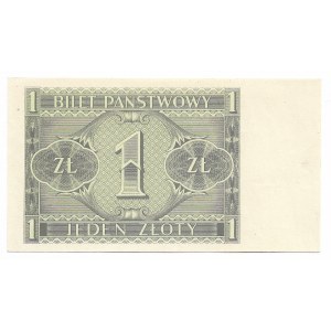 II rzeczpospolita, 1 złoty 1938 - jednostronny