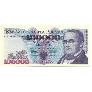 Peoples Republic of Poland, 100000 zloty 1993 AE
