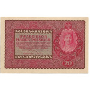 II Rzeczpospolita, 20 marek polskich 1919 II SERJA ET