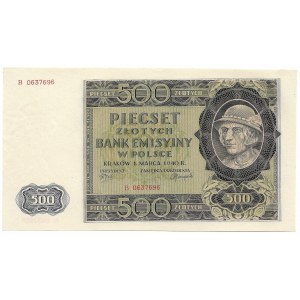 Generalne Gubernatorstwo, 500 złotych 1940 A