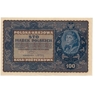 II Rzeczpospolita, 100 marek polskich 1919 IE SERJA T