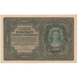 II Rzeczpospolita, 500 marek polskich 1919 I SERJA BS