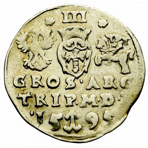 Sigismund III, 3 groschen 1595, Vilnius