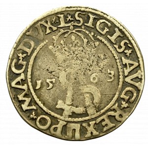 Sigismund II Augustus, 3 groschen 1563, Vilnius - L/L