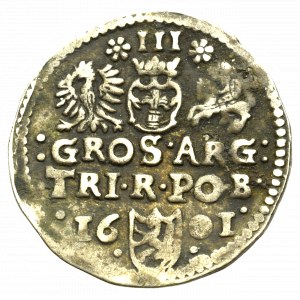 Sigismund III, 3 groschen 1601, Bromberg