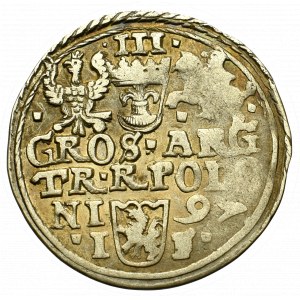 Zygmunt III Waza, Trojak 1597, Olkusz- nieopisany