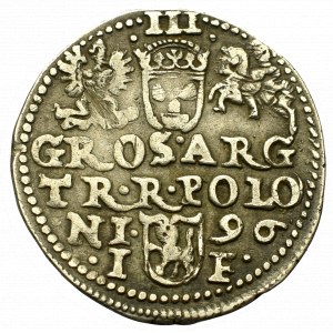 Sigismund III, 3 groschen 1596, Olcusia