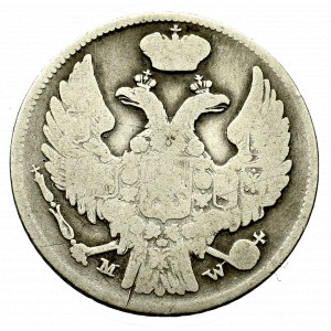 Poland under Russia, Nicholas I, 15 kopecks=1 zloty 1837