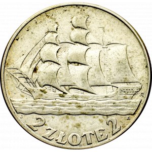 II Republic of Poland, 2 zloty 1936 Ship