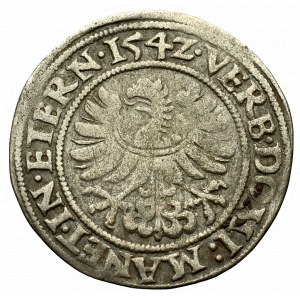 Śląsk, Księstwo Legnicko-Brzesko-Wołowskie, Grosz 1542 - NIEOPISANY RZADKI