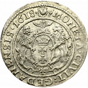 Sigismund III, 18 groschen 1618, Danzig