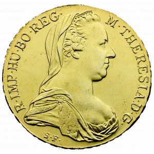 Austro-Węgry, Maria Teresa, Talar 1780 - nowe bicie, złocony